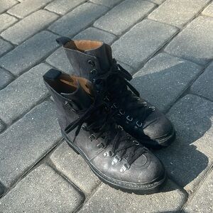Black Grenson Nanette leather boots